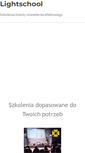 Mobile Screenshot of lightschool.pl